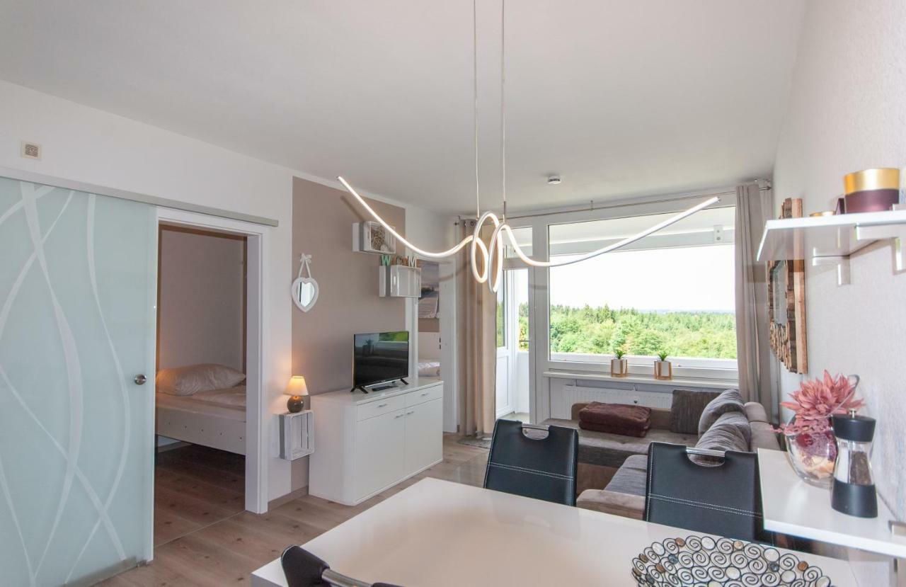 Modern & Schoner Landschaftsblick Apartment Goslar Bagian luar foto